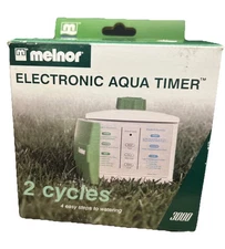 Melnor Electronic Aqua Timer 2 Cycles 3000 Electronic Water Timer Programmable