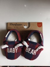 Dearfoams slippers Cozy comfort Baby Bear Size 3-4 C3 