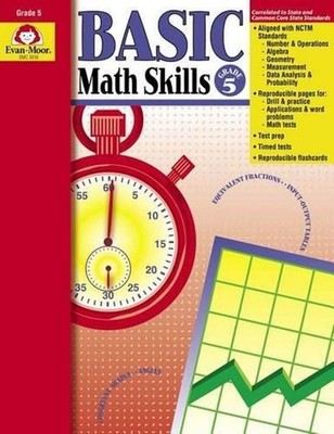 Basic Math Skills Grade 5 by Evan-Moor Educational Publishers (English) Paperbac
