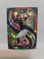 PAUL SKENES CRACKED ICE REFRACTOR | 2025 Panini Select | Pittsburgh Pirates