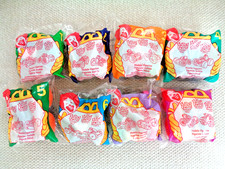 101 Dalmatians Flip Cars McDonald's Complete Happy Meal MIP Set of 8