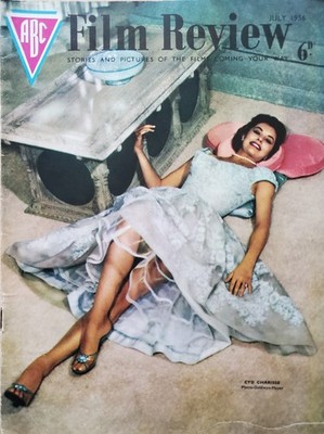 ABC FILM REVIEW JULY 1956 - DIANA DORS, JOAN COLLINS, LAND OF THE PHARAOHS