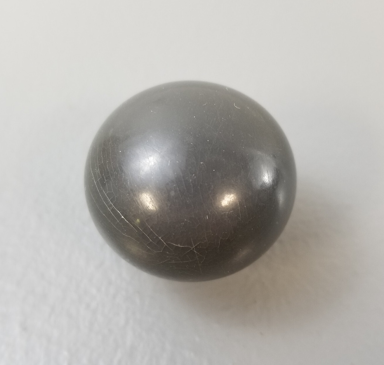 Vintage Gear Gray Shift Knob 1 1/4" Shifter Threaded Ball Rat Rod