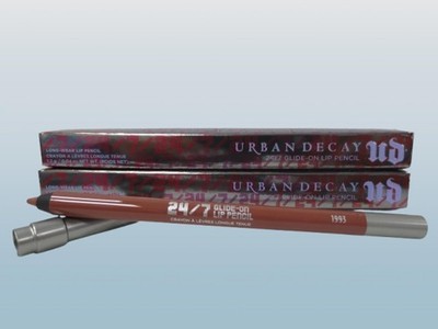 URBAN DECAY 24/7 GLIDE ON LIP PENCIL 1993 0.04 OZ NWB LOT OF 2