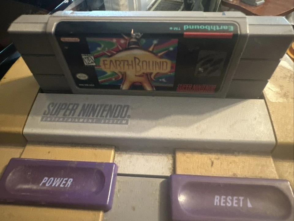 EARTHBOUND (Super Nintendo SNES 1995) Rare Authentic - Clean - Tested - Great - Image 2 of 4