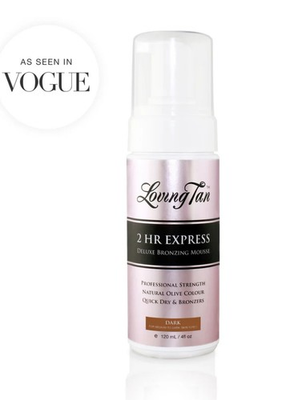 #ad LOVING TAN 2hr Express Self Tan Mousse in Dark *FREE SHIPPING* $30.99