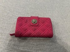 Vera Bradley Pink Turn Lock Wallet