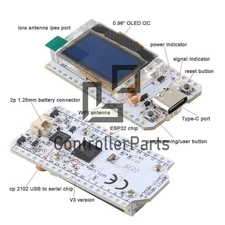 0.96" WiFi LoRa 32 (V3) USB Type-C ESP32 Bluetooth WIFI Development Board CP2102