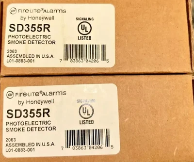 SET OF 3 Fire-Lite By HONEYWELL SD355R Photoelectric Smoke Detector - Image 1 of 4