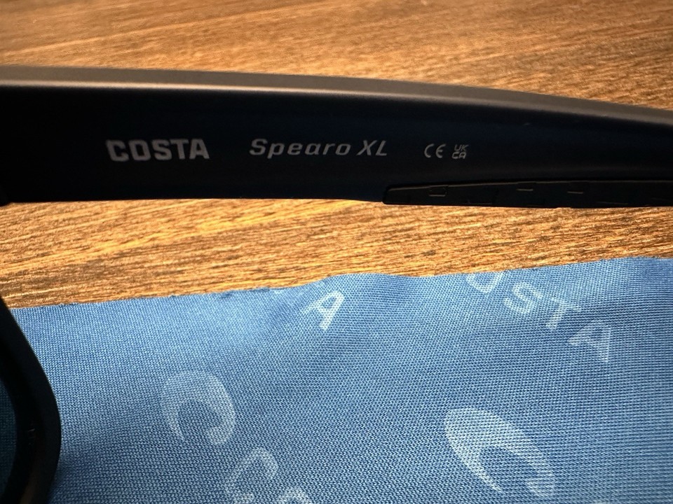 Costa Del Mar Men's Spearo Sunglasses - Blue Mirrored Polarized 580P Lenses, Matte Tortoise Frame - View #6