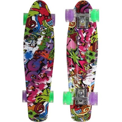 DESKOROLKA PLASTIKOWA 22 CALE ENERO GRAFFITI LED 1030852 - N/A Enero