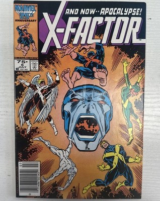 X-Factor #6 NEWSSTAND - 1st Full Appearance of Apocalypse - Marvel 1986!!!!