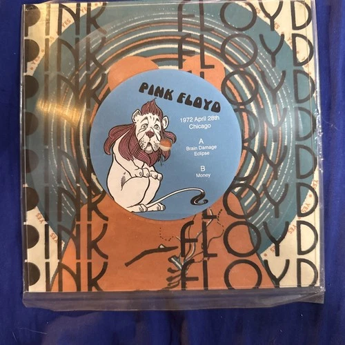 Pink Floyd Flexi Lathe Cut Chicago 72 7” Sq Clear Rare