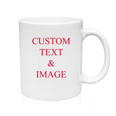 Personalized Mug Custom Text Photo Name Gift Coffee Mug Ceramic Cup 11oz 