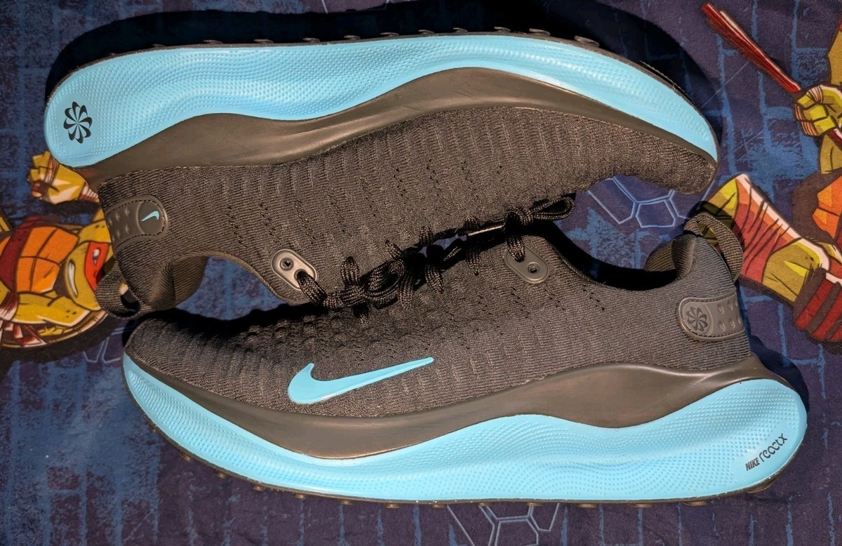 Size 9 Mens Nike ReactX Infinity Run 4 Anthracite Baltic Blue