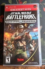 Star Wars Battlefront Renegade Squadron PSP Greatest Hits CIB Manual UMD