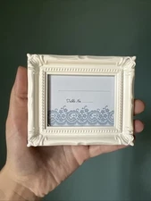 Small Miniature Frame White