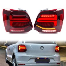 LED Rückleuchten für Polo 5 Polo MK5 6R 6C 2009-2017 Rot Heckleuchten Montage