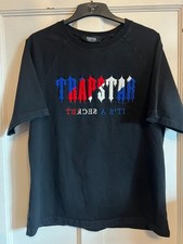 T-shirt uomo nera soffice logo Trapstar è un segreto taglia M