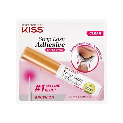 Clear Strip Lash Adhesive with Aloe Vera, Waterproof, Latex Free, Formaldehyde