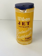 Vintage Wilson Jet 3 Outdoor Badminton Shuttlecock