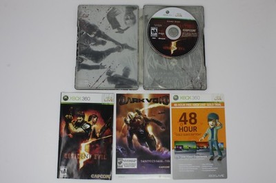 Resident Evil 5 Collector's Edition Xbox 360 Limited Edition Steelbook w/ Game