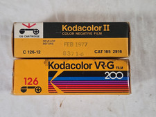 2 - Unopened Rolls Of Kodak Kodacolor Film - Expired In 1977  1988