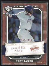 Tony Gwynn 2005 Upper Deck Classic Moments /1999 #CM-TG San Diego Padres