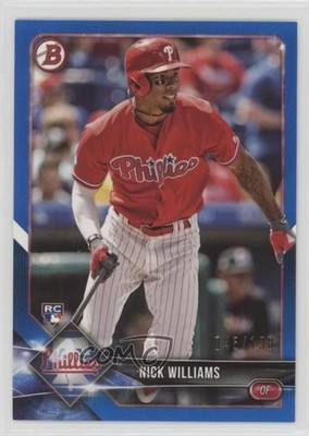 2018 Bowman Blue 45/150 Nick Williams #73 Rookie RC 1z4
