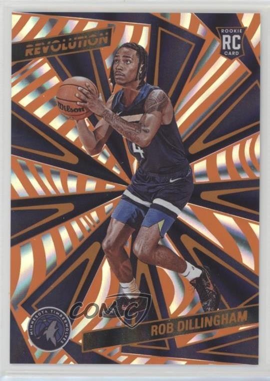 2024-25 Panini Revolution Rookies Sunburst 18/75 Rob Dillingham #105 z6j