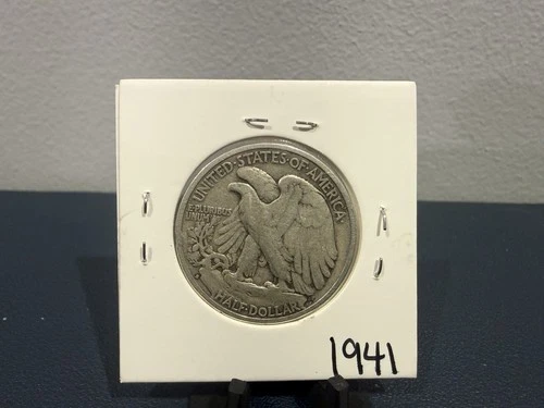 Photo of a 1941-S Walking Liberty Half Dollar from an eBay listing that sold on Jul 21, 2026
