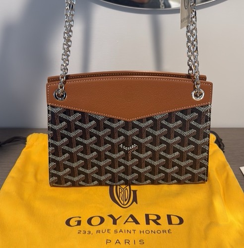 GOYARD Rouette Structure Mini Bag Black & Tan BNIB