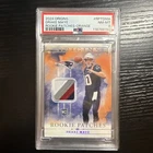 DRAKE MAYE 2024 ORIGINS ROOKIE PATCHES ORANGE RC PATCH /75 #RPT-DMA PSA 8 Q7035