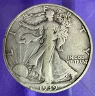 1939 S Walking Liberty Half Dollar United States Silver Coin