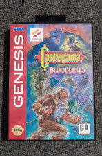 Konami Castlevania: Bloodlines Sega Genesis Complete CIB Manual NTSC-U/C 1994