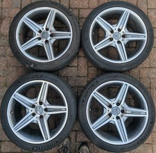 4 X GENUINE MERCEDES CLS W219 18” INCH ALLOY WHEELS 8.5J Et25 9.5J Et28 W211