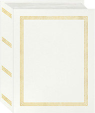 Mini-Max Photo 100 Pocket 4X6 Photo Album, White