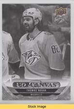 2024-25 Upper Deck Series 1 UD Canvas Black & White Thomas Novak #C-38 READ 0xm8
