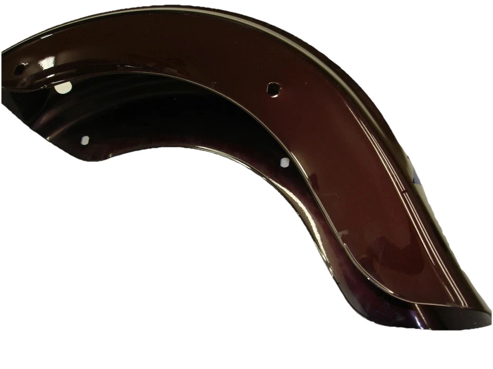 OEM Harley-Davidson Touring Rear Fender Wineberry Sunglo 2009–2017 Project Foto 2 de 4