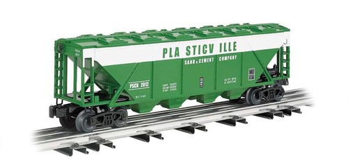 Bachmann O 4-Bay Covered Hopper 3-Rail Ready to Run Williams Plasticville 47626 | Zustand: New