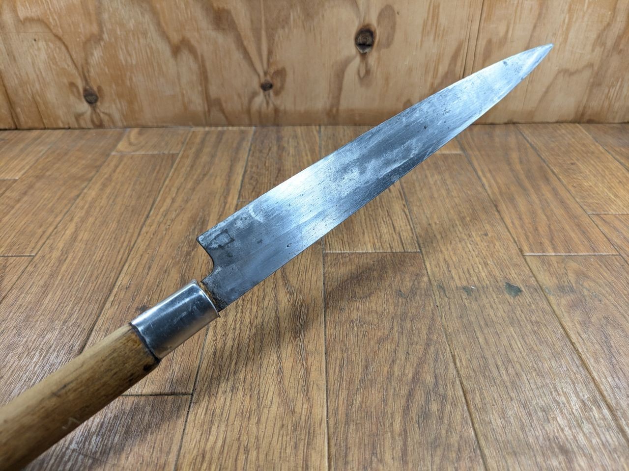 Japanese Chef's Kitchen Knife Yanagiba Vintage Sushi from Japan 243/395mm LL108