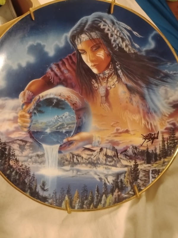 Franklin Mint Collector Plate  "Waters of Life" by Royal Doulton