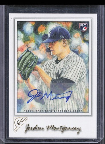2017 Topps Gallery #129 Jordan Montgomery Autographs - Picture 1 of 2