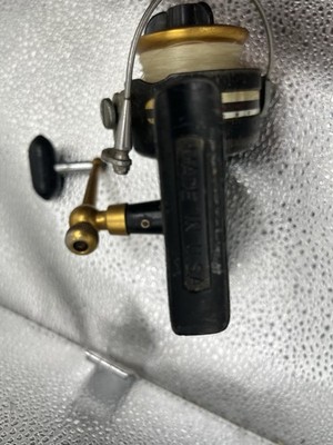 Moulinet De Pêche Vintage Penn 712Z – Noir Et Or – Fabriqué Aux USA – Eau Douce Et Mer
