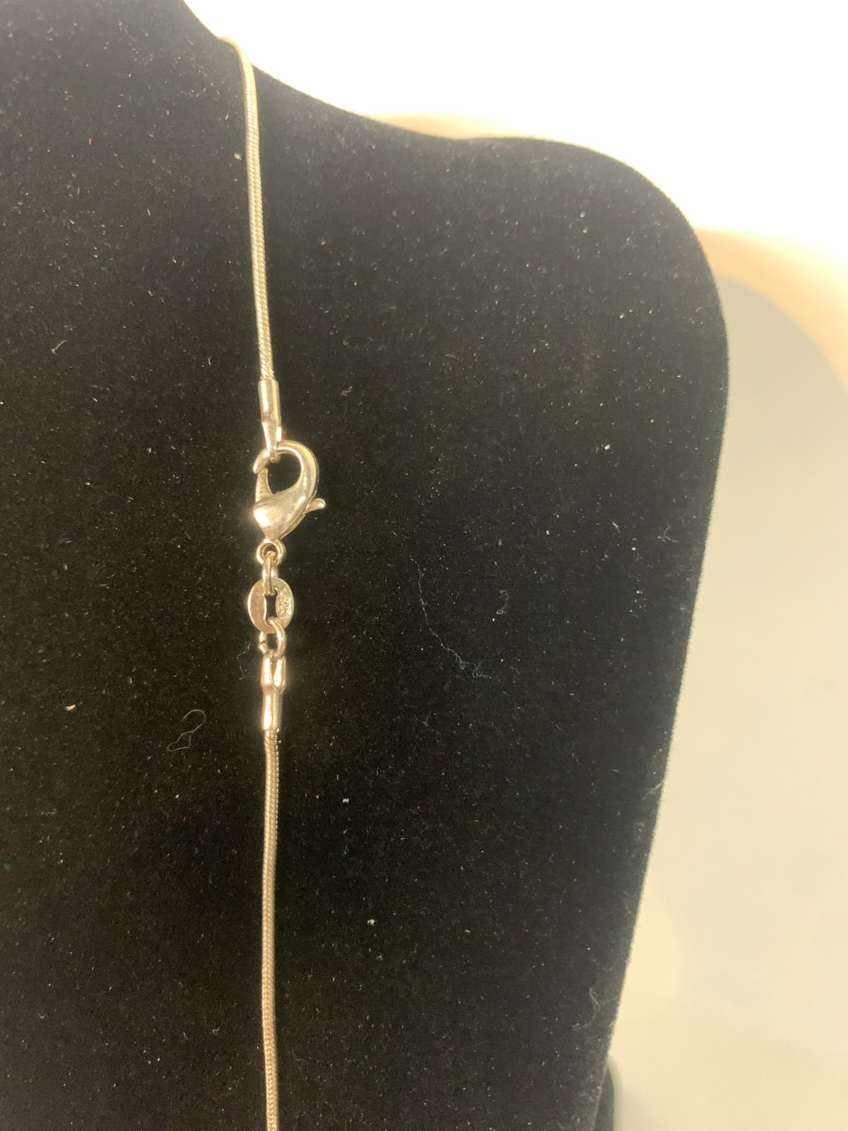 20 '' Solid 925 Sterling Silver  Snake -Link Neck… - image 4