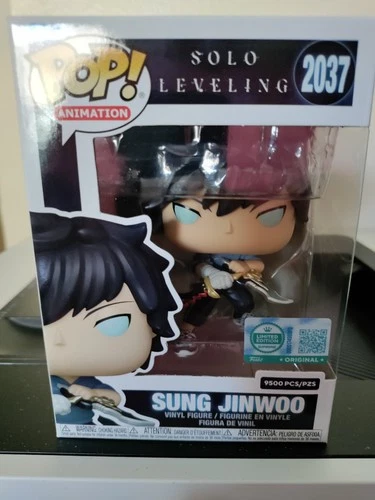 Funko Pop! Solo Leveling: Sung Jinwoo #2037 (EE Supreme LE) IN HAND + Protector