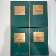20 American Geographical Society Around the World Program Books in 4 Sleeves