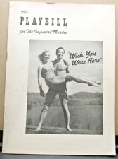 Aug. 24, 1953 Playbill "Wish You Were Here" Harold Rome @ The Imperial Theatre