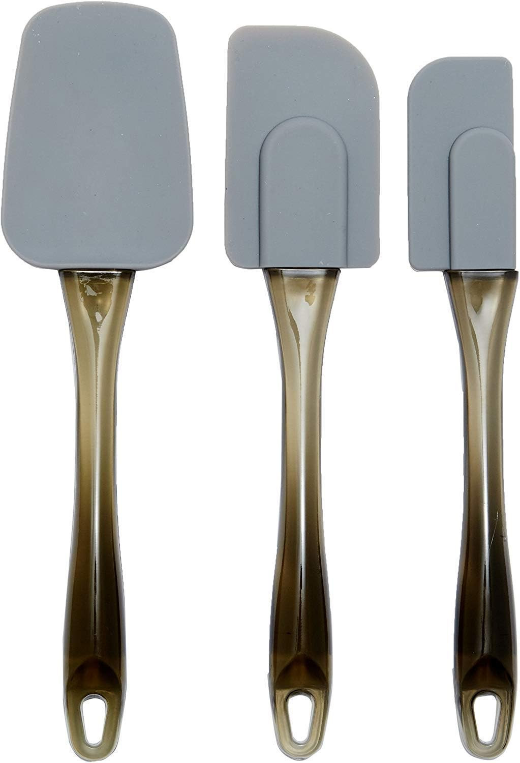 Rettangolare Spatole in Silicone, Set Da 3 Pezzi, Grigio