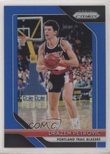 2018-19 Panini Prizm Blue Prizm 135/199 Drazen Petrovic #275 HOF 0ad